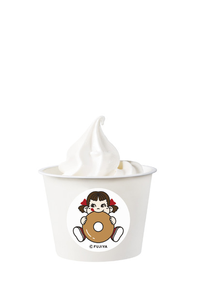 「プレミアムmilkyソフトクリーム」カップ430円（税込）