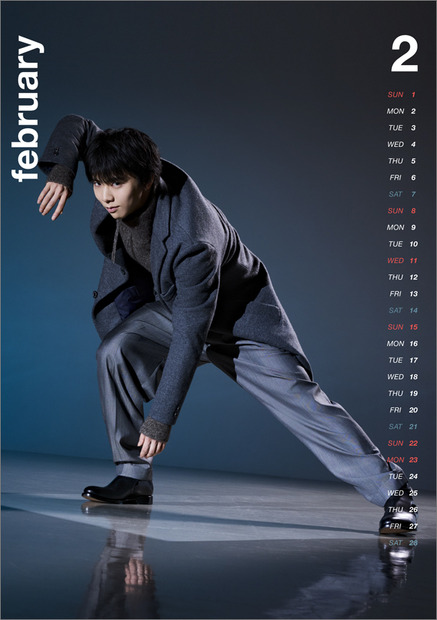身近に置ける卓上タイプ（2月）『2026年版 羽生結弦 カレンダー』