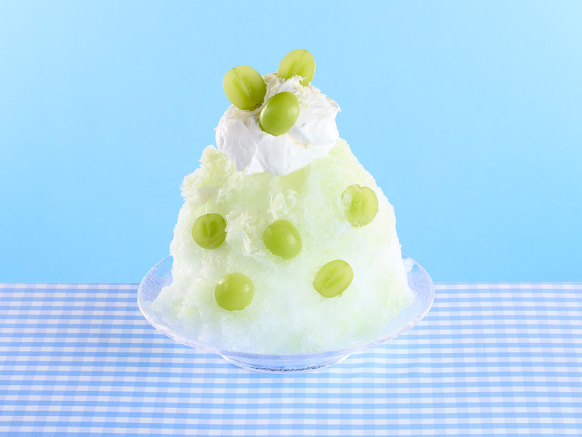 純氷ふわふわかき氷 シャインマスカット（税込1,089円）