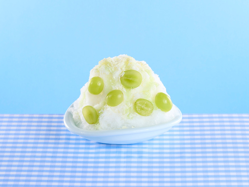 純氷ふわふわかき氷 ミニ！シャインマスカット（税込649円）
