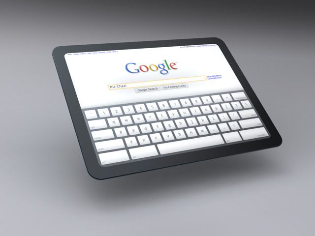 Chrome OS搭載のタブレットのコンセプト画像