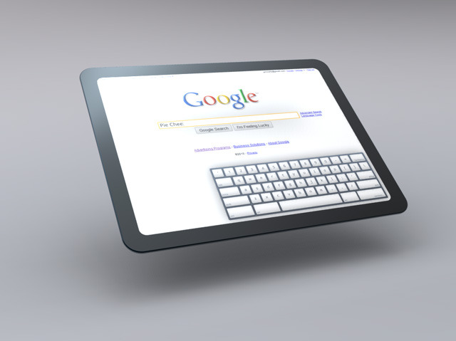 Chrome OS搭載のタブレットのコンセプト画像