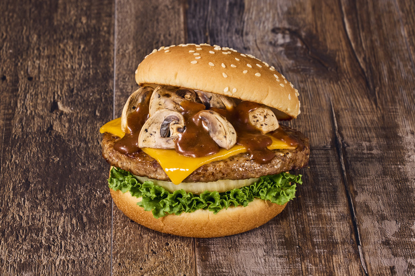 マッシュルームチーズバーガー（トリュフデミグラスソース）