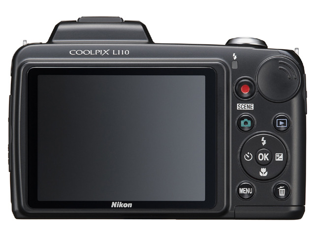 COOLPIX L110の背面