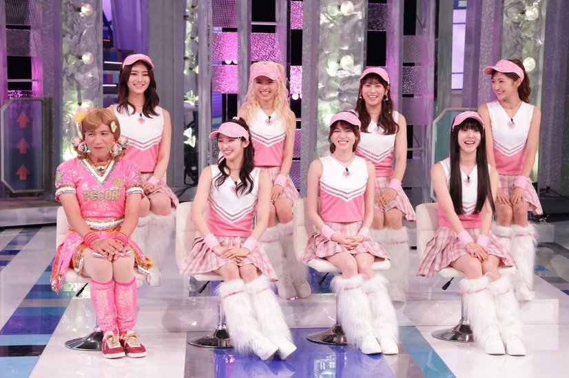 Girls²×Gorie『週刊ナイナイミュージック』（C）フジテレビ
