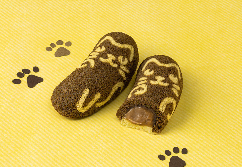 東京ばな奈ぶにゃんこ チョコバナナ味、「見ぃつけたっ」4個入 734円(本体価格680円)、8個入 1,350円(本体価格1,250円)