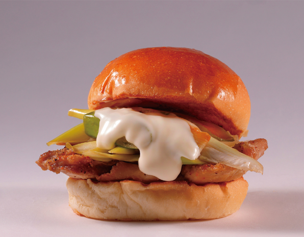 ＜焼鳥バーガー 旨みスパイス　YAKITORI BURGER Spice＞￥500