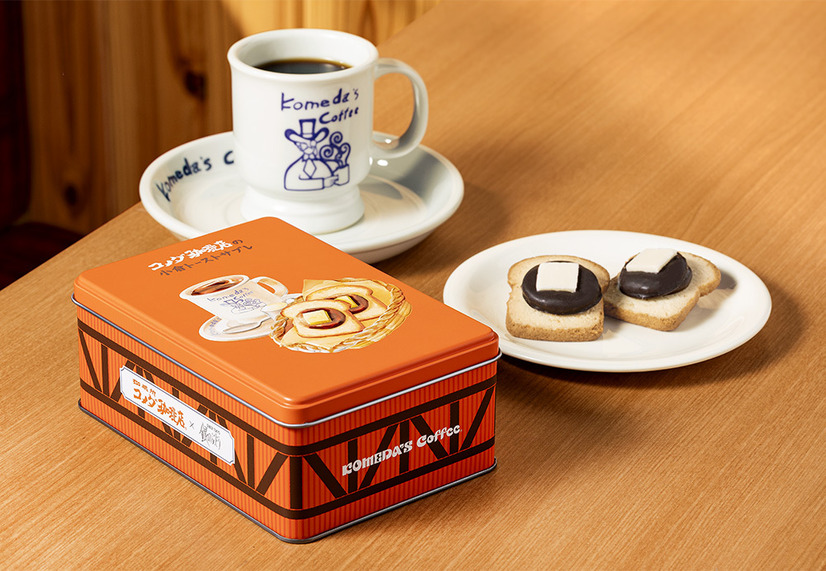 コメダ珈琲店の小倉トーストサブレ 5個入＜スぺシャル缶＞2,052円(本体価格1,900円)
