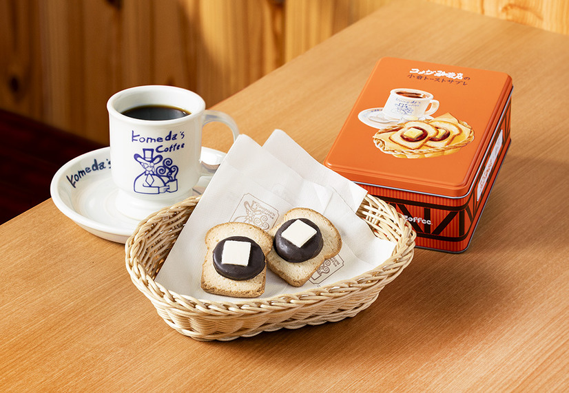 コメダ珈琲店の小倉トーストサブレ 5個入＜スぺシャル缶＞2,052円(本体価格1,900円)