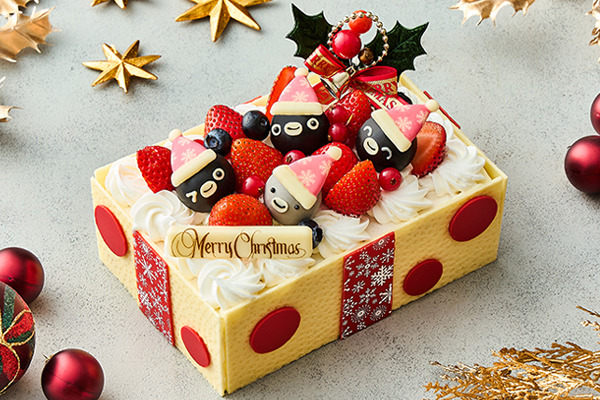 Suicaのペンギン　ショートケーキ　プレゼントボックス【料金】￥7,000／会員価格￥6,300©C.S/JR東日本/D