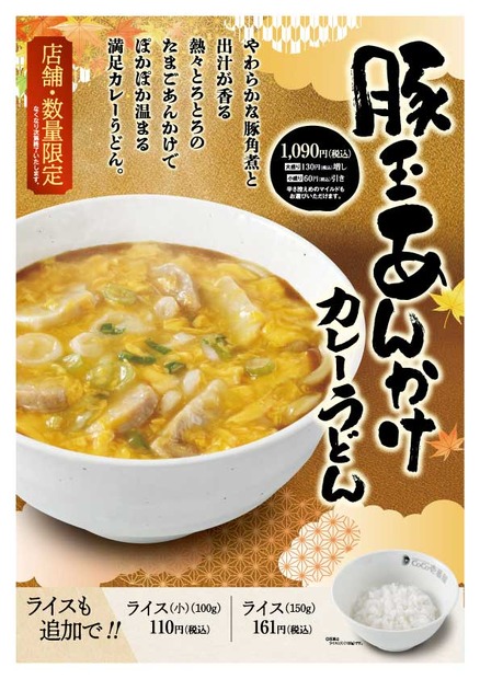 豚玉あんかけカレーうどん