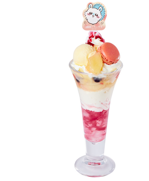 モモンガのピーチパフェ　1,190円（税込1,309円）