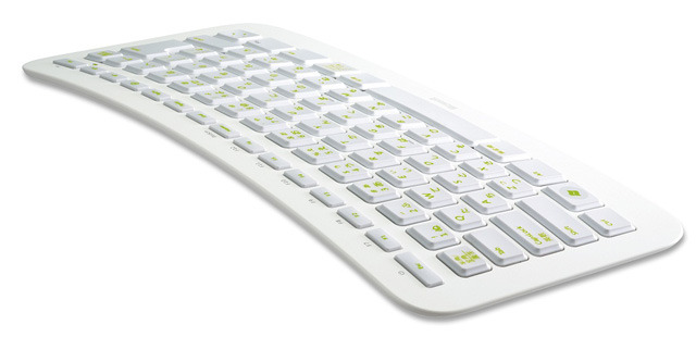 「Microsoft Arc Keyboard」（ホワイト）