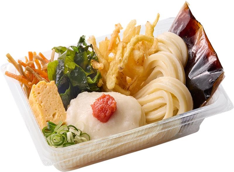 『明太とろろうどん弁当』