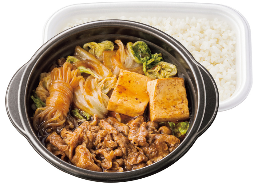 鍋タイプ 牛すき焼き弁当　790円