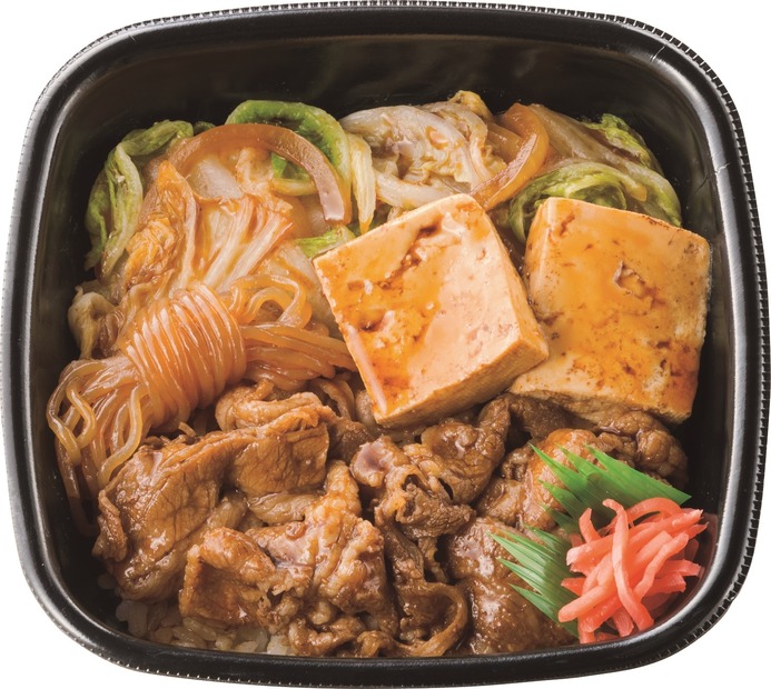 丼タイプ  牛すき重　690円