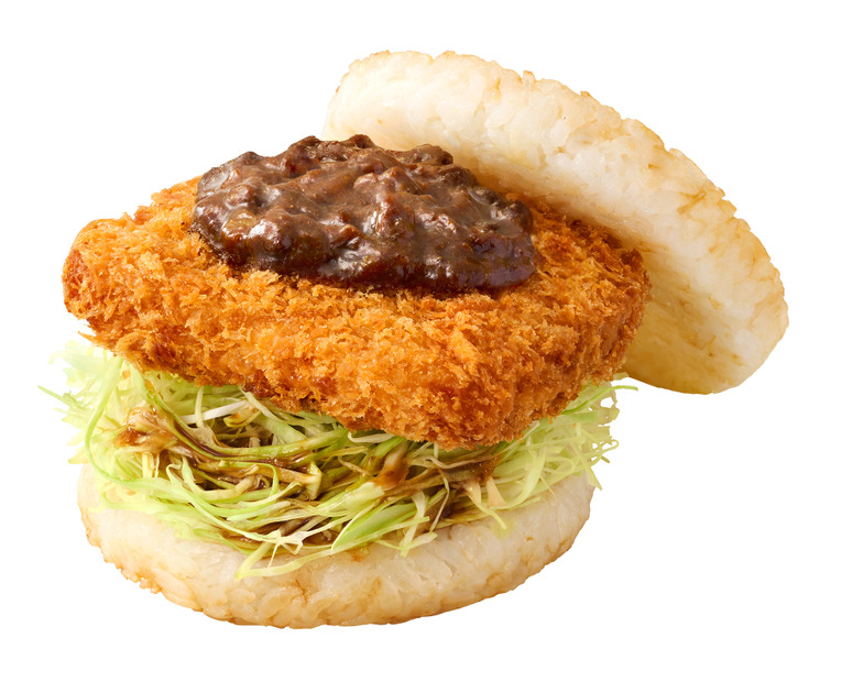「モスライスバーガー 金沢カレーカツ」（570円）