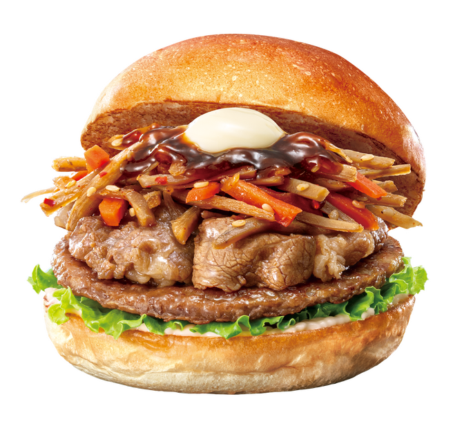 牛カルビごぼうバーガー　590円