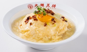 たまごまみれの親子天津飯　単品890円税込 （スープ付き）