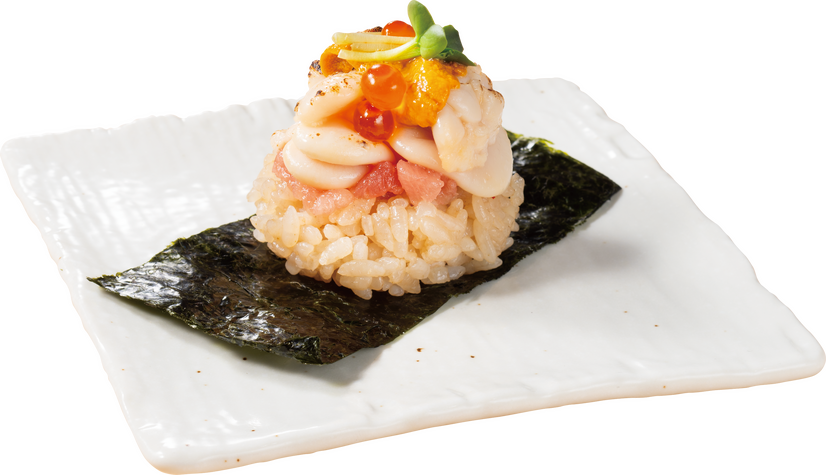 白子・塩雲丹・いくらのご褒美包み（税込352円）