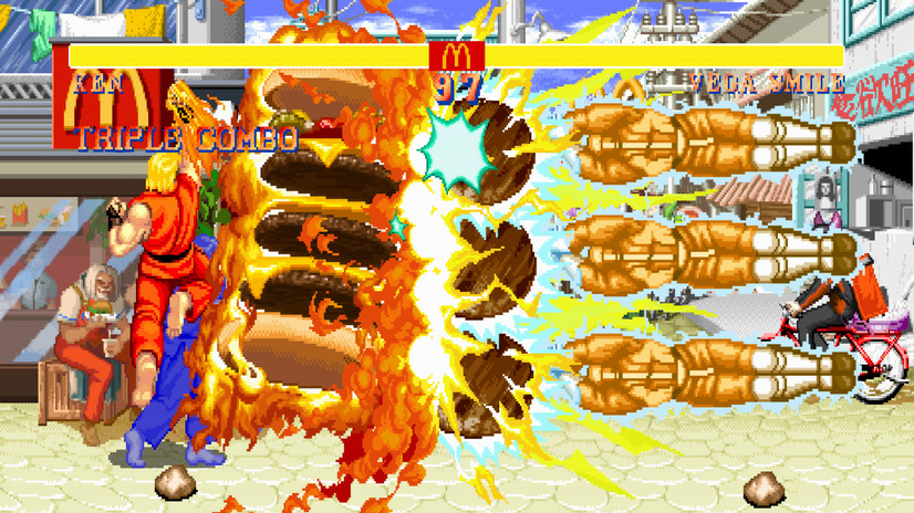 マクドナルド定番バーガー×ストリートファイターシリーズ