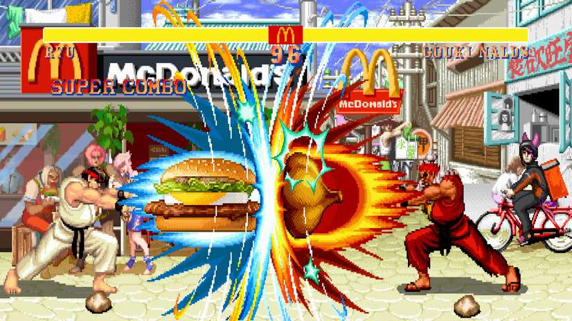 マクドナルド定番バーガー×ストリートファイターシリーズ