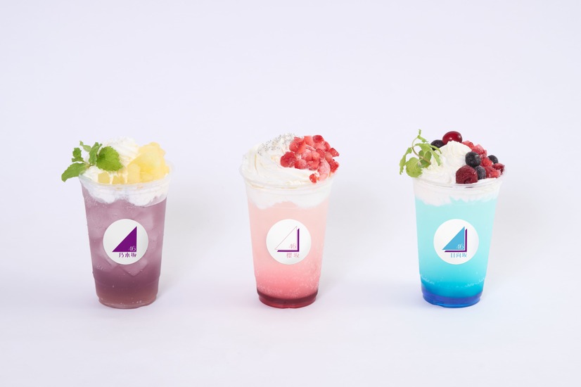 NOGI ホイップソーダ／1,319円（税込）SAKURA ホイップソーダ／1,319円（税込）HINATA ホイップソーダ／1,319円（税込）