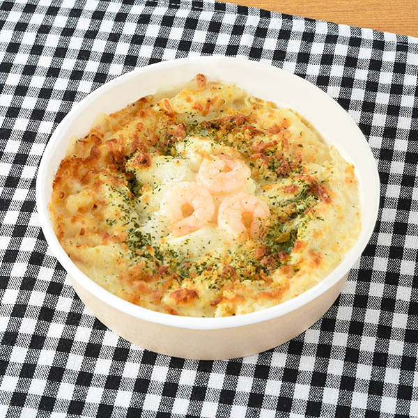 バターの風味広がる海老グラタン（税込498円）