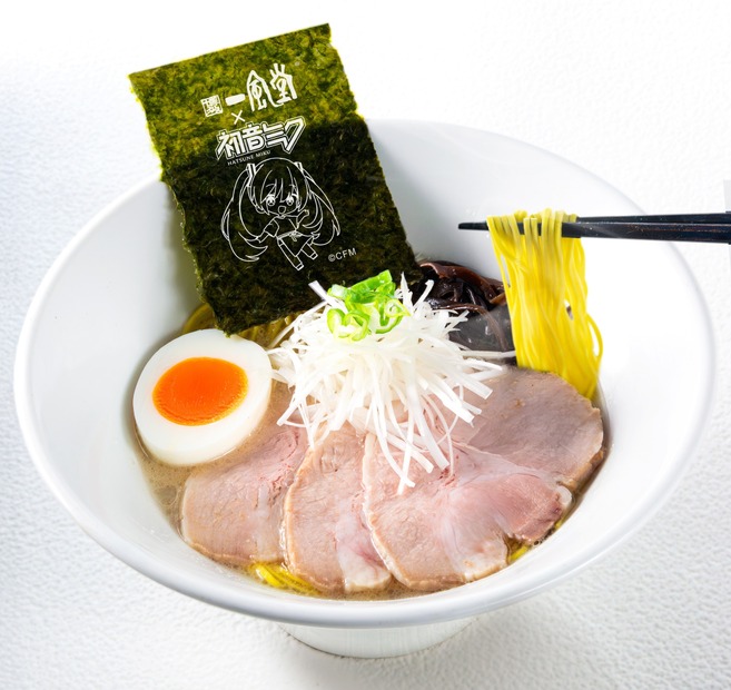 初音ミクコラボラーメン＜白＞1,450円（税込）