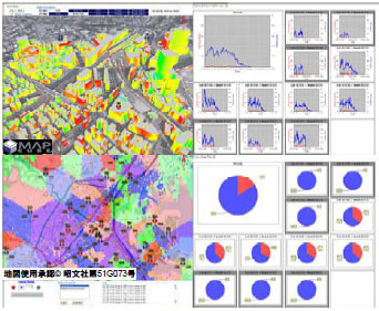 横浜市中心部を例に3次元SONのシミュレーションを行い、有効性を確認した