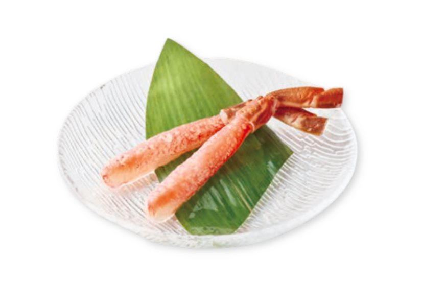 かにしゃぶ（ずわい蟹）2本800円（税込880円）