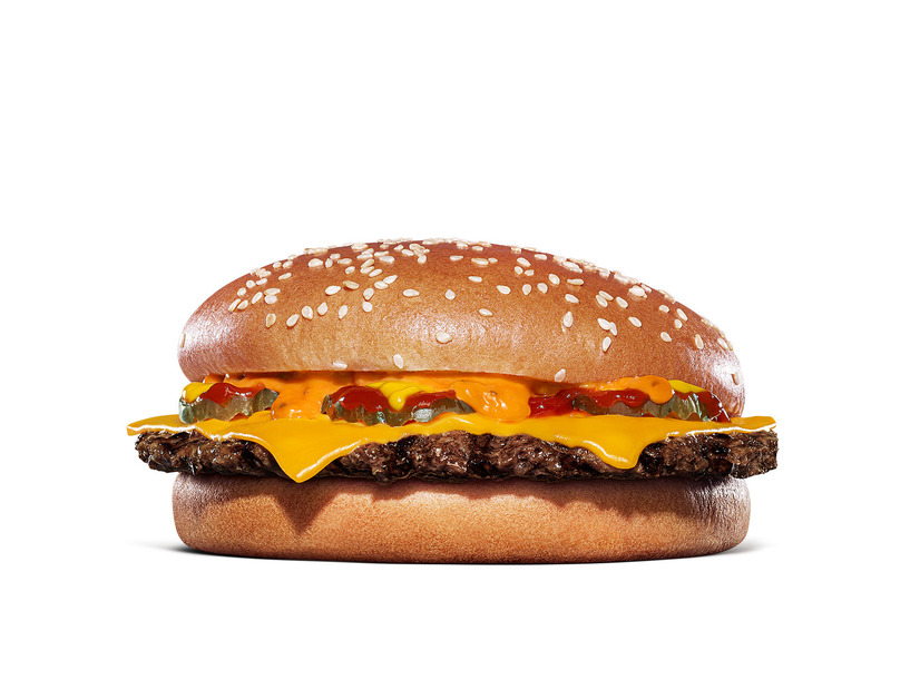 にんにく・ガーリックバーガー　単品690円、セット990円