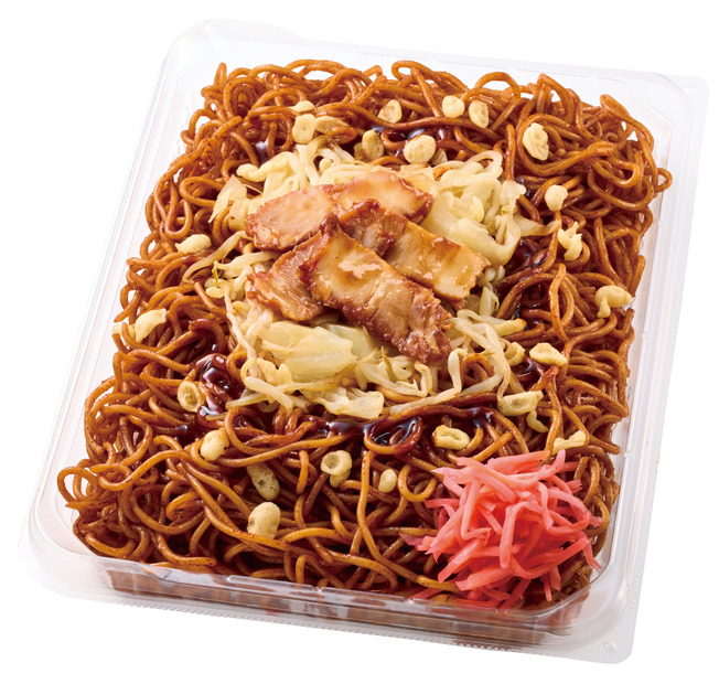 【盛りすぎ商品】「盛りすぎ!ソース焼そば」(税込 538 円)