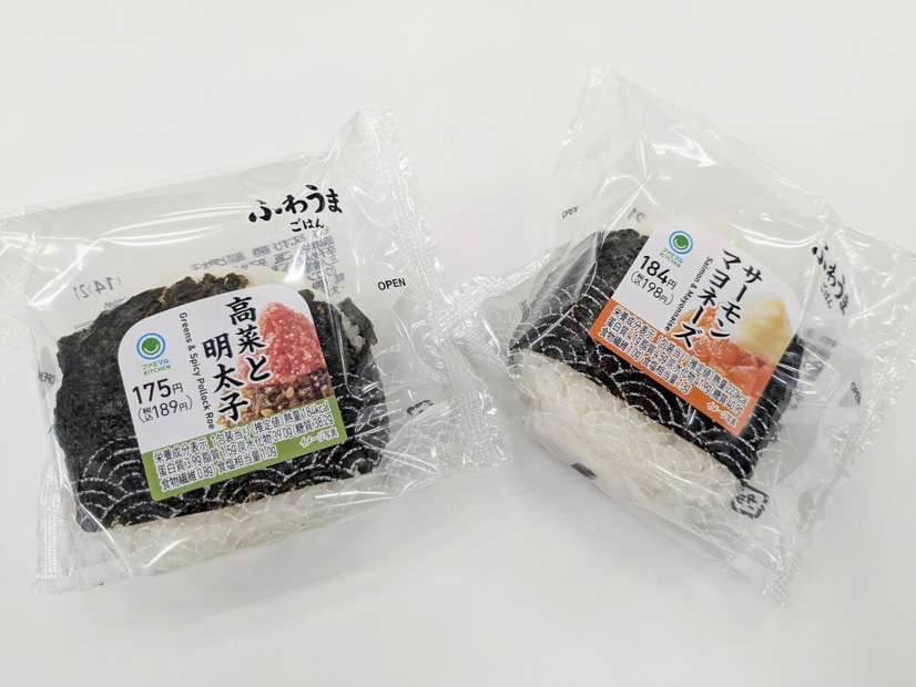 直巻 高菜と明太子と直巻 サーモンマヨネーズ＠撮影：渡邉