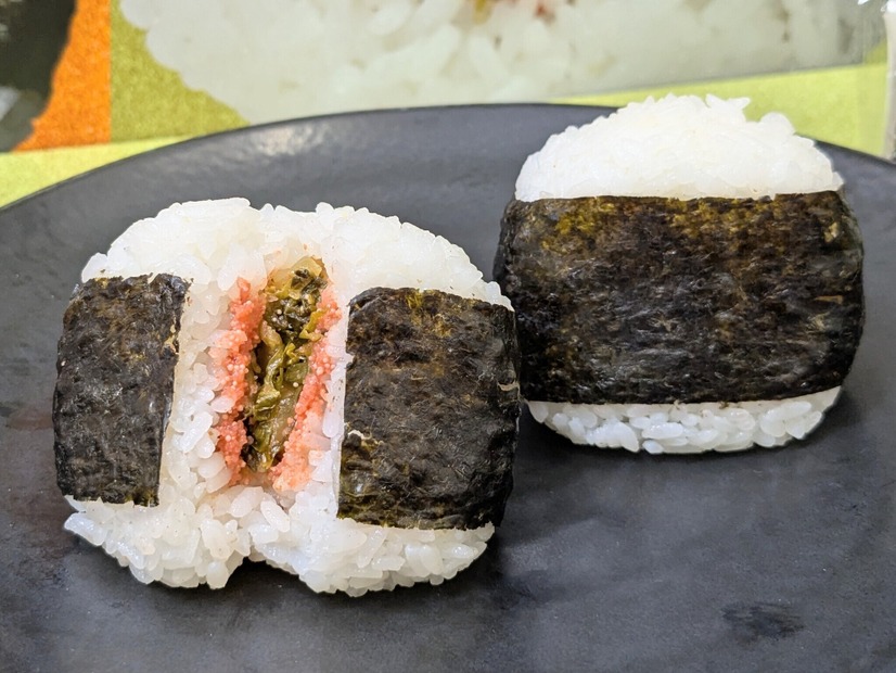 直巻 高菜と明太子＠撮影：渡邉