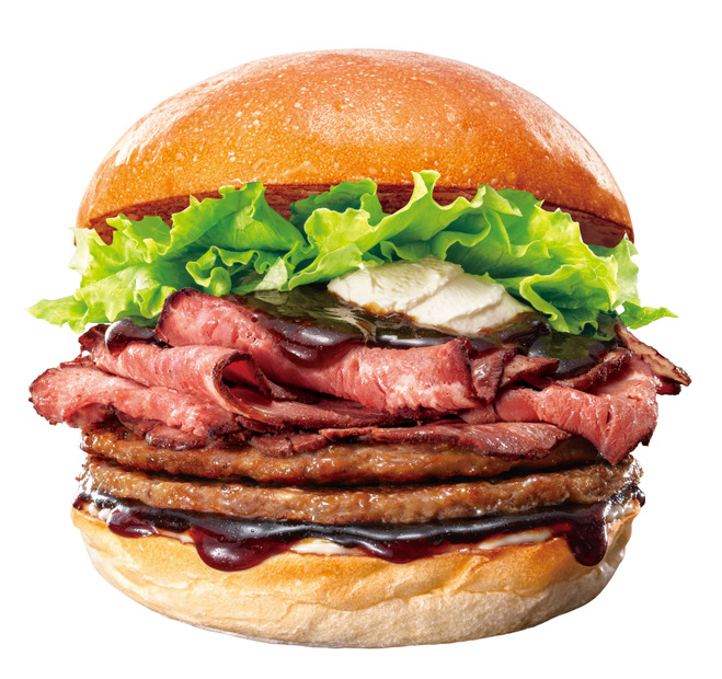 ダブルローストビーフバーガー（価格：980円）