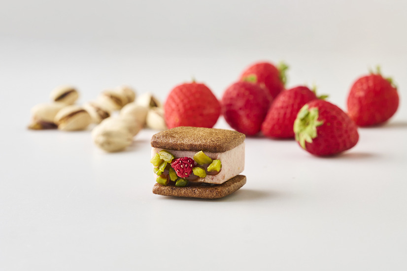 苺のキャラメルピスタチオ(季節限定)(税込320円)