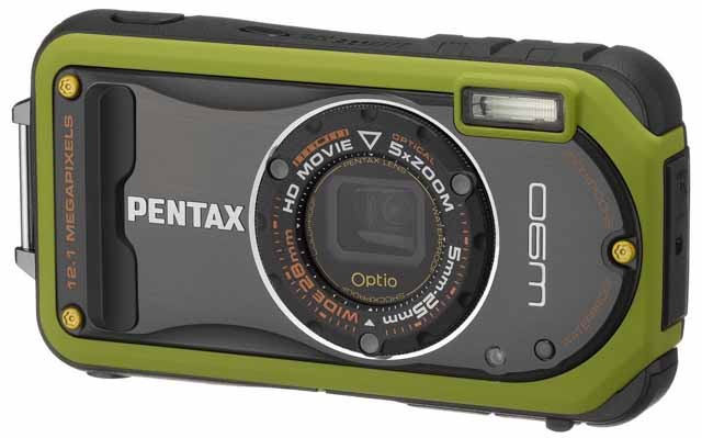 「PENTAX Optio W90」（ピスタチオグリーン）