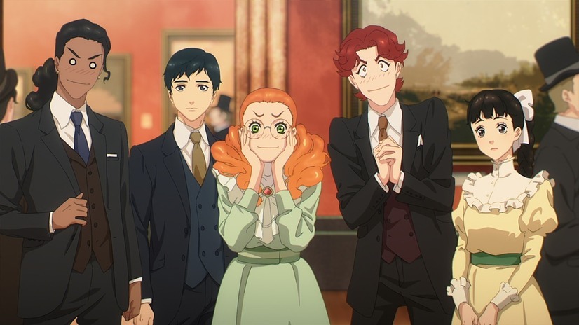 Netflixシリーズ『プリズム輪舞曲』より、学院の仲間たち