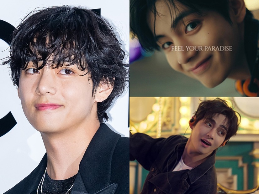 BTS・V、“清掃員”に変身しても変わらないカリスマ性で話題　リゾート施設を舞台に躍動する映像公開