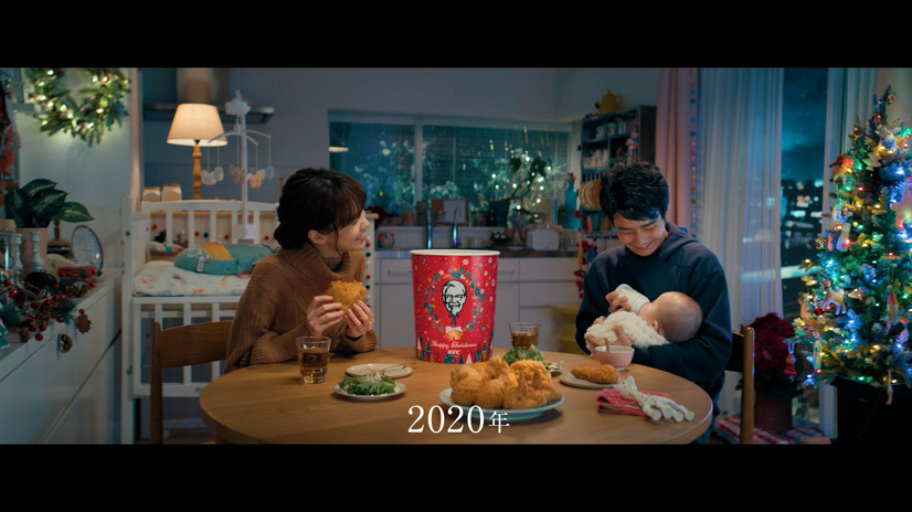 「40年間、クリスマスの中心にいた。」篇から