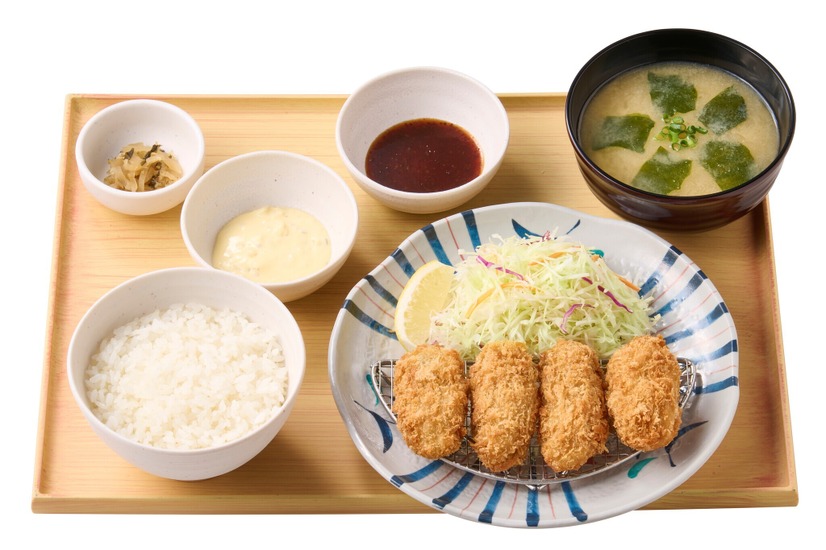 2位　【10月新商品】かきフライ定食（『かきフライ定食(4個)』『かきフライ定食(6個)』『かきフライ御膳』『かきフライミックス定食』を含む）