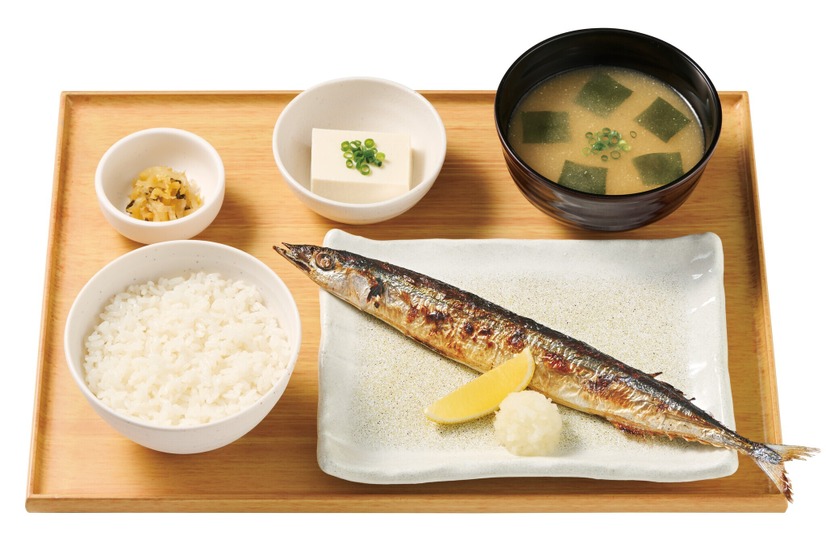 5位　【9月新商品】さんまの塩焼定食（　『【揚げ出し茄子小鉢付】さんまの塩焼定食』『【ミニすき焼き小鉢付】さんまの塩焼定食』を含む）