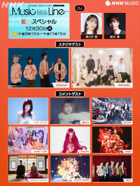 『ミュージックライン』（C）NHK