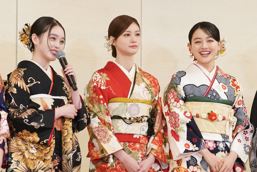 エイベックス・マネジメント・エージェンシー晴れ着お披露目会【写真：竹内みちまろ】