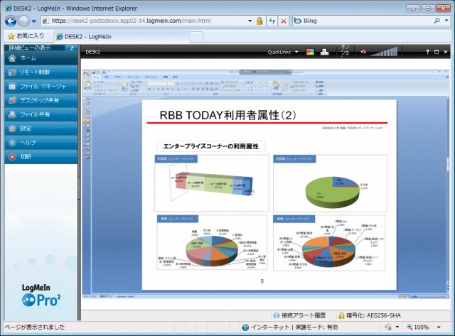 　前回は、BIGLOBEのリモートアクセスサービス「LogMeIn」を使って外出先からオフィスのPCに接続する様子を紹介した。今回は、ネットブックのようなパフォーマンスの限られるモバイルPCでも、LogMeInを活用することで仕事がフルにできるようになるということをお見せしよう。