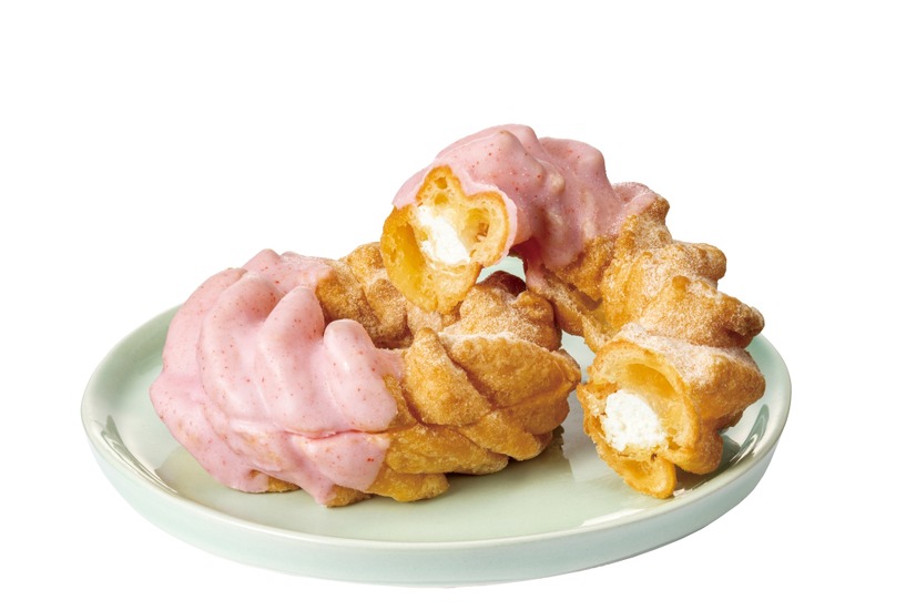 フレンチクルーラー いちご（税込170.64円）