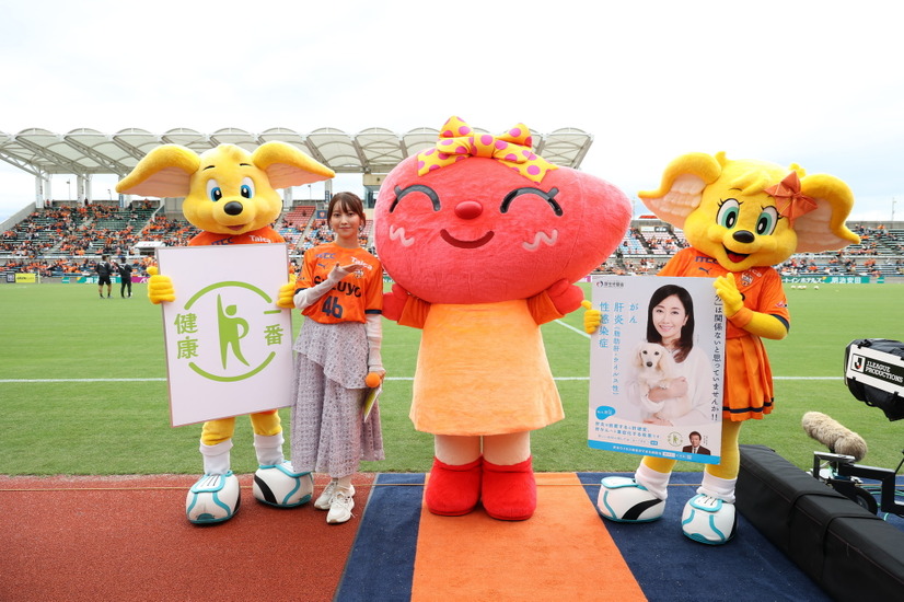 清水エスパルスホームゲーム（VS.東京ヴェルディ戦）啓発