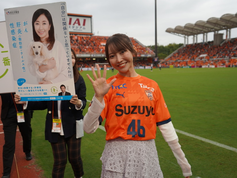 清水エスパルスホームゲーム（VS.東京ヴェルディ戦）啓発