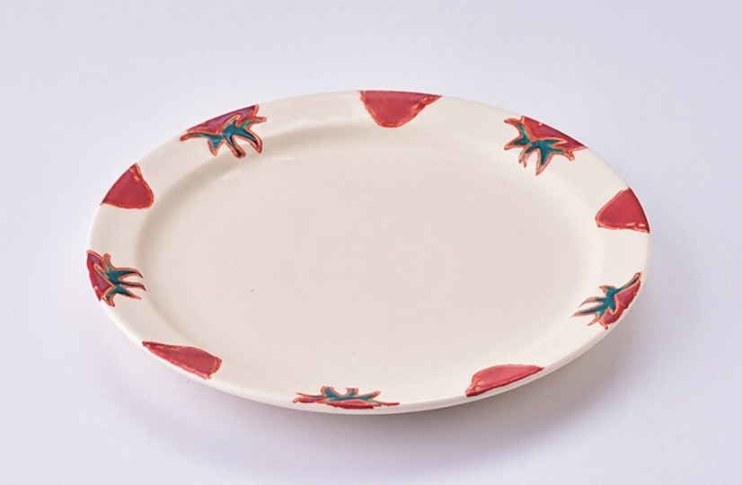 【食器】波佐見焼fruitsいちご プレートM　2,640円